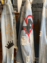Load image into Gallery viewer, UNAPOLOGETICALLY Commissioned Hand Painted Denim