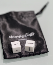 Load image into Gallery viewer, Live Unapologetically Inspirational Dice White Acrylic