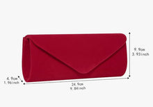 Load image into Gallery viewer, Evening Bag Clutch Purse.   Handbag With Detachable Chain Strap
