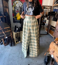 Load image into Gallery viewer, ROSIE AUSSOULIN high waist plaid pant BNWT size 10 USA Women
