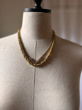 Load image into Gallery viewer, Vintage Gold Rope Chain Necklace Jewelry
