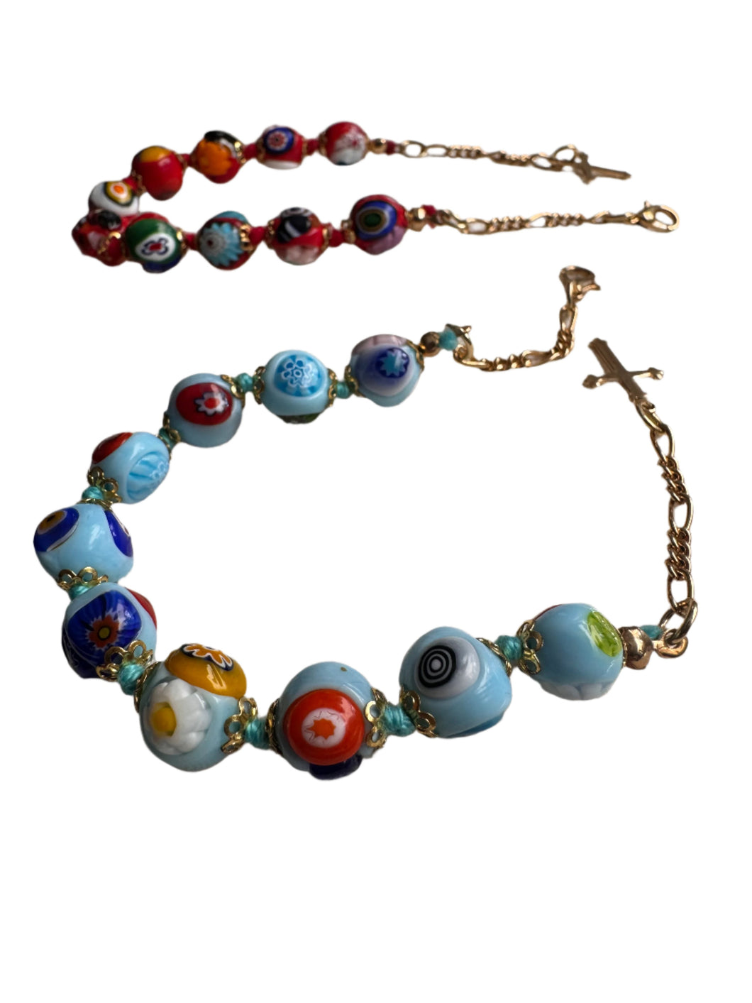 Murano Glass Bossy Boho Arm Candy Bracelet Jewelry