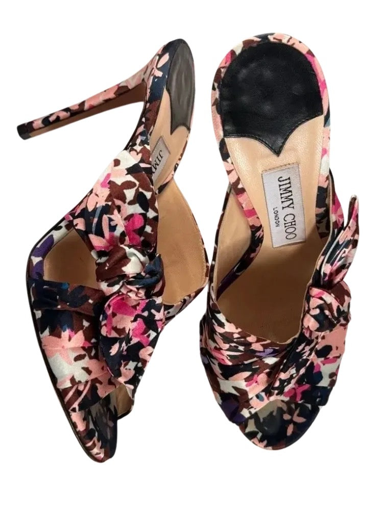 Jimmy Choo Floral Sandal Heel size 37