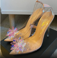 Load image into Gallery viewer, Fashion Nova Transparent Heel Shoes
