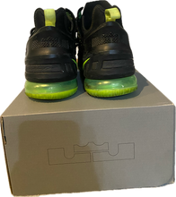 Load image into Gallery viewer, NIKE LEBRON XVIII DUNKMAN BLACK AND NEON&nbsp;
