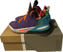 Load image into Gallery viewer, NIKE LeBron 18 &#39;Best Of 10–18&#39; US MENS SZ8 PURPLE - USED IN BOX
