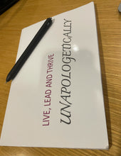 Load image into Gallery viewer, Live, Lead and Thrive Unapologetically Journal
